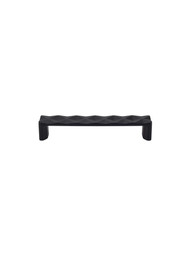 Quilted Cabinet Pull 5 1/16 inch Center-to-Center in Flat Black.